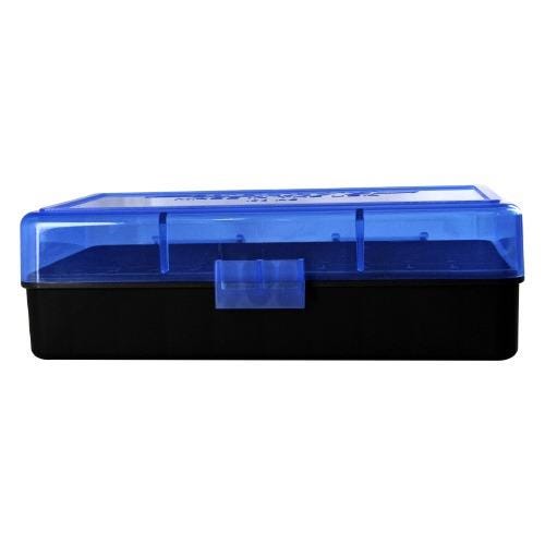 Berry's Manufacturing Ammo Box Blue / Black 50-Rounds Multi-Caliber