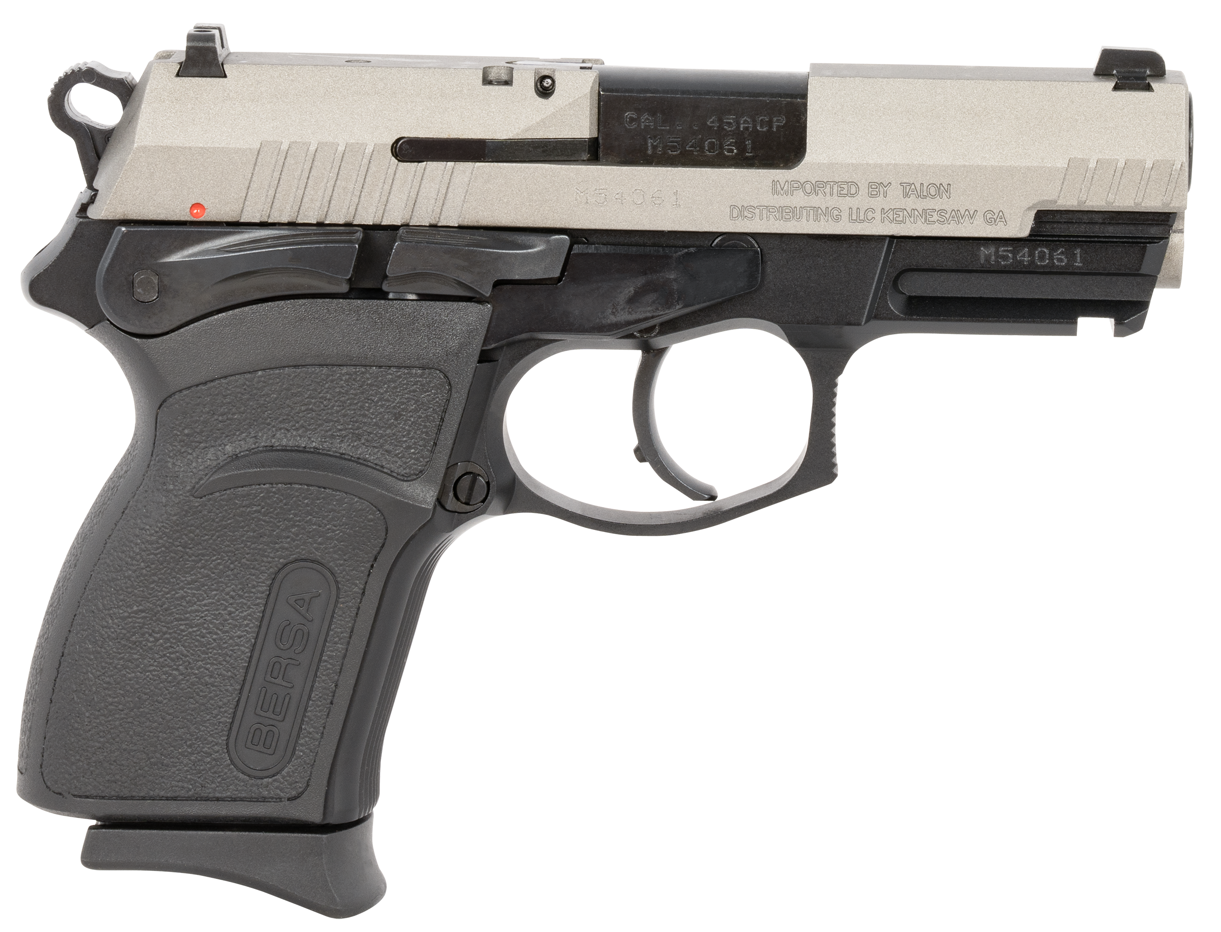 Bersa TPRC Black / Silver .45 ACP 3.5" Barrel 7-Rounds