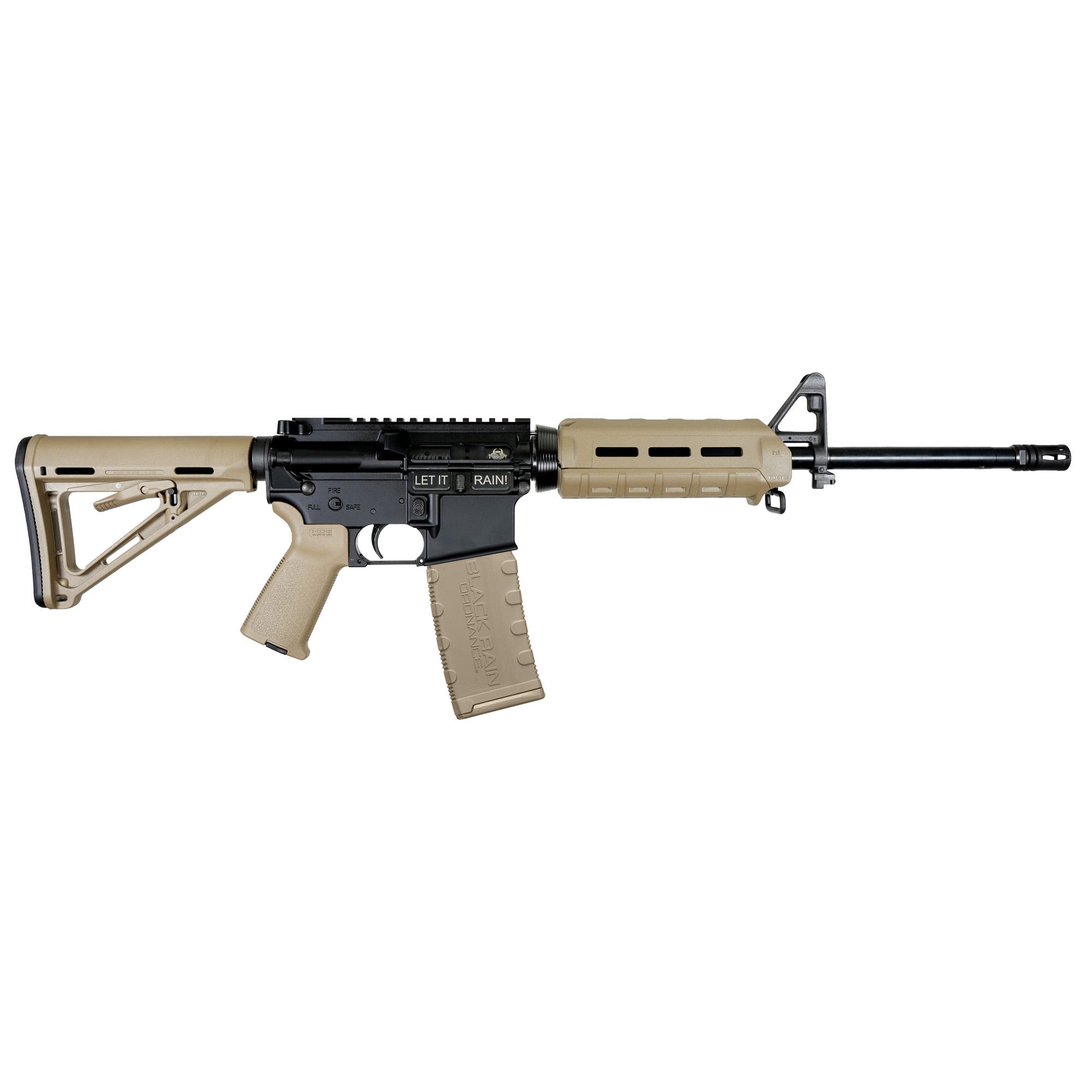 Black Rain Ordnance A2 Flat Dark Earth 5.56 / .223 Rem 16" Barrel 30-Rounds Magpul Furniture