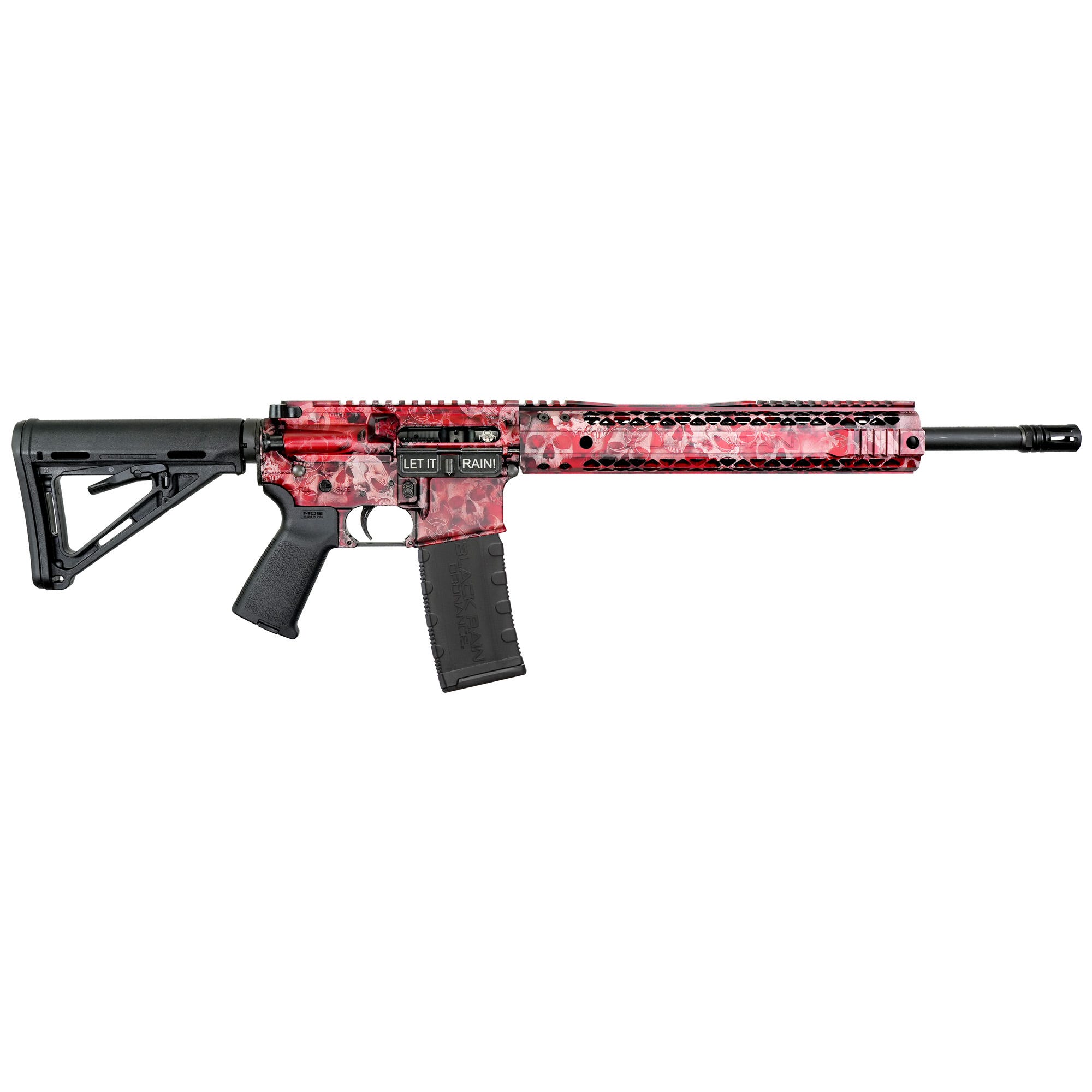 Black Rain Ordnance Spec+ Red Skulls 5.56 16" Barrel 30-Rounds