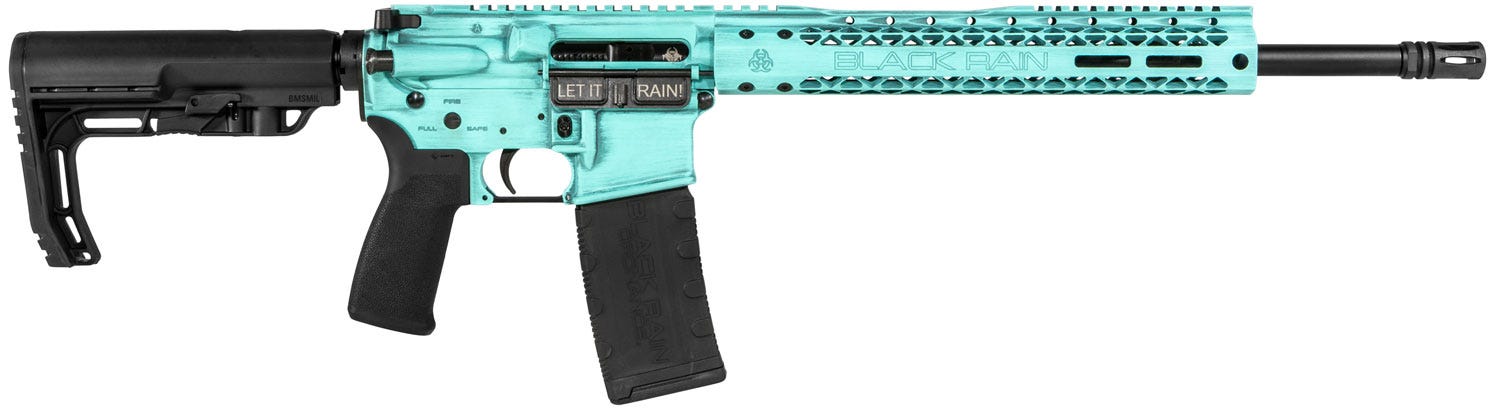 Black Rain Ordnance Spec+ Fusion AR15 Tiffany Blue 5.56 NATO / .223 Rem 16" Barrel 30-Rounds