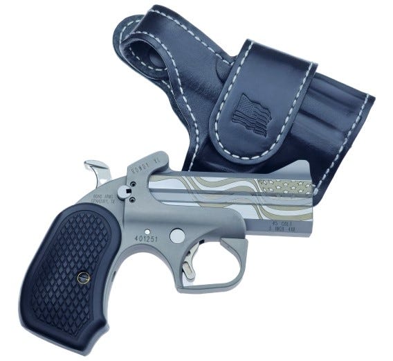 Bond Arms Rowdy XL Stainless .45 Colt / .410 GA 3.5" Barrel 2-Rounds w/ Holster