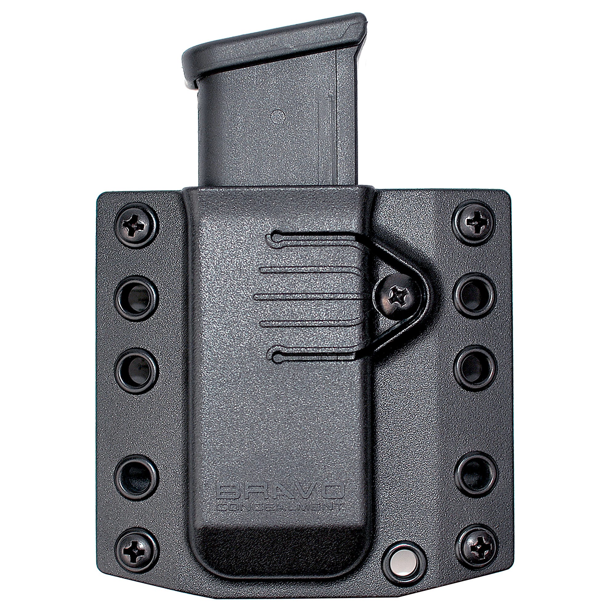 Bravo Concealment Single Mag Pouch Size Medium Fits Glock 43X, Sig P365, Hellcat Magazines