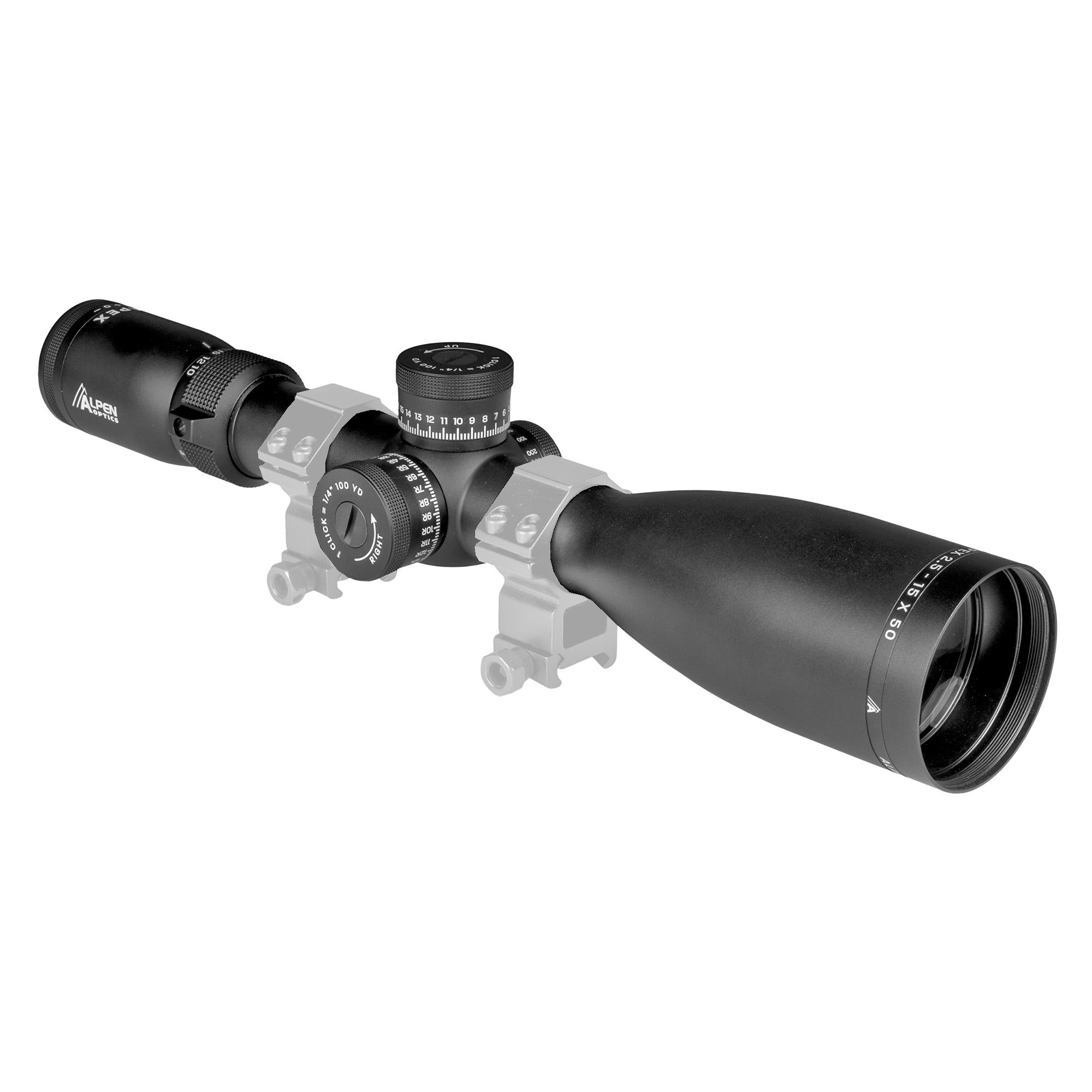 Bresser Apex Rifle Scope 2.5-15x50mm WBDC-A Reticle