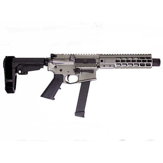 Brigade BM-9 Pistol Tungsten 9mm 9" Barrel 33-Rounds Optics Ready