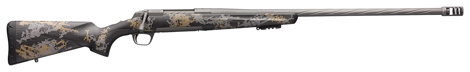 Browning X-Bolt Mountain Pro Burnt Bronze .28 Nosler 26" Barrel 3-Rounds with Recoil Hawg Muzzle Brake
