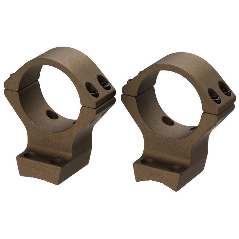 Browning X-Bolt Scope Rings 34mm Tube Medium Height Burnt Bronze