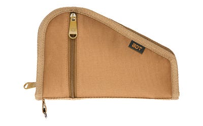 Bulldog Deluxe Pistol Case 9"x6" with Pocket and Sleeve Tan