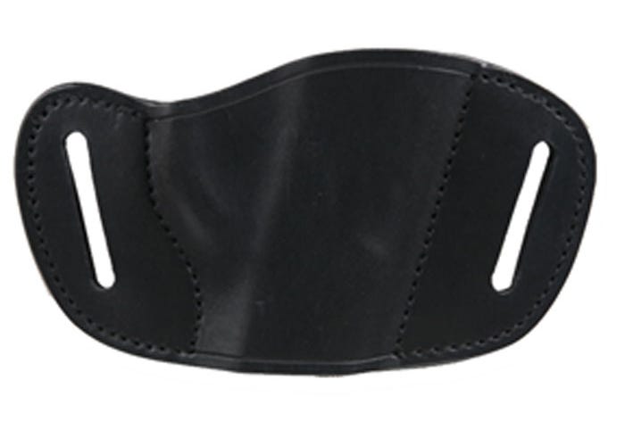Bulldog Holster Leather Belt SLID MD Black