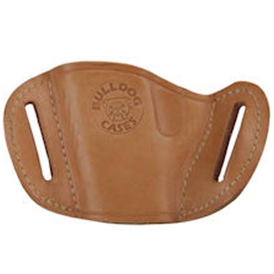 Bulldog Holster Leather Belt SLID LG Tan