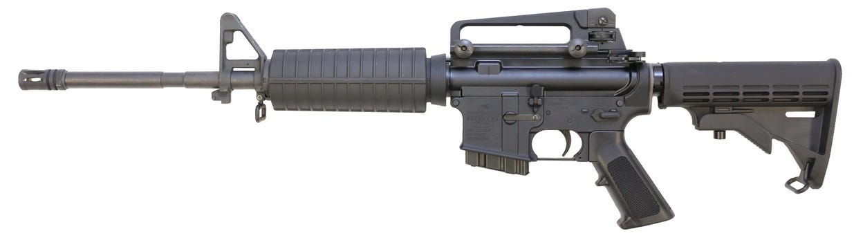 Bushmaster M4 Patrolman 5.56 NATO 16" Barrel 30-Rounds Carry Handle CA Compiant