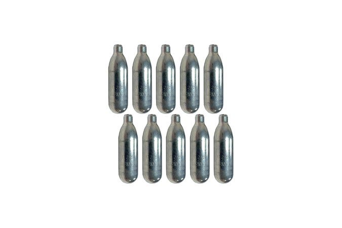 Byrna Technologies CO2 Cartridge Silver Ten Pack with Oiler
