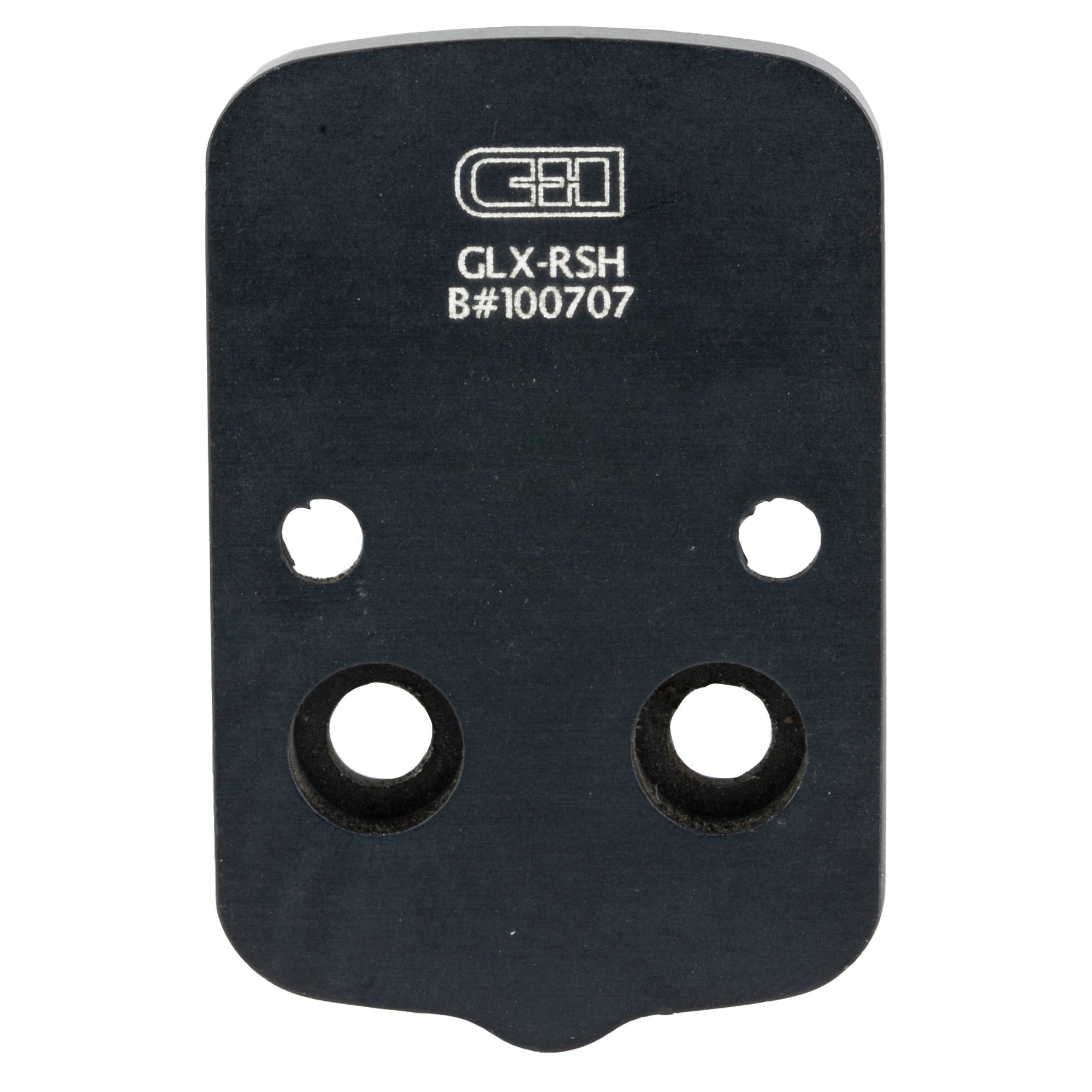 C&H Precision Weapons Glock 43x/48 MOS Adapter Plate for Trijicon RMR/SRO, Holosun 507C/407C,508T