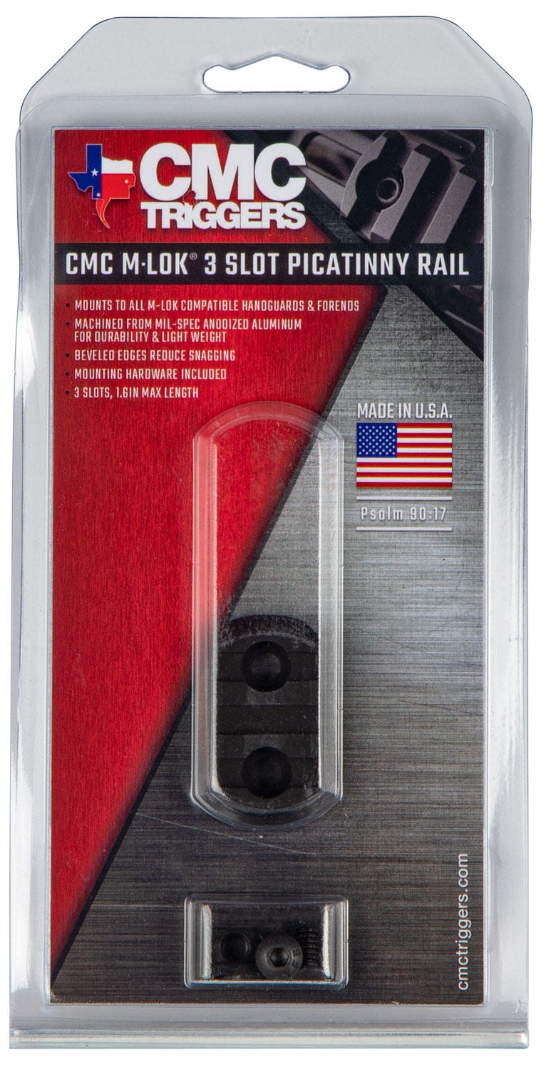 CMC Triggers Picatinny Rail M-LOK 3-Slot