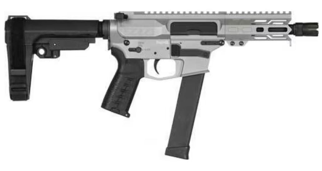 CMMG Banshee MKG Pistol .45ACP 5" Barrel 26 Rounds Ripbrace Titanium