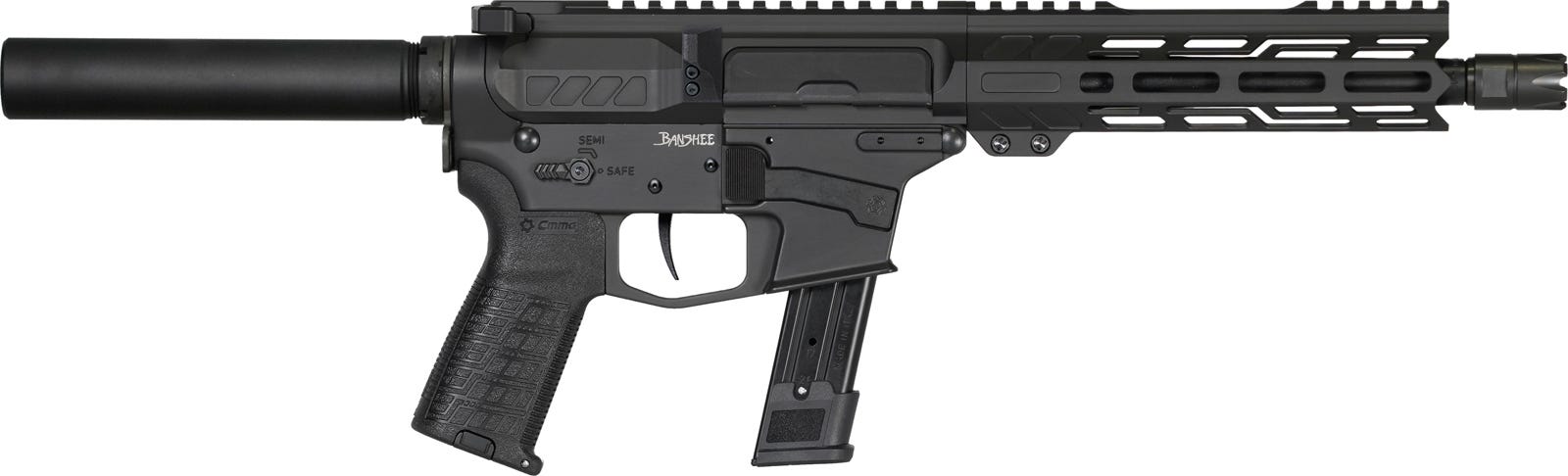 CMMG Banshee MK17 9mm 8" Barrel 21-Rounds No Brace