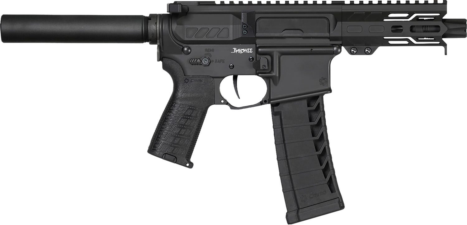 CMMG Banshee MK4 .22 LR 4.5" Barrel 25-Rounds No Brace