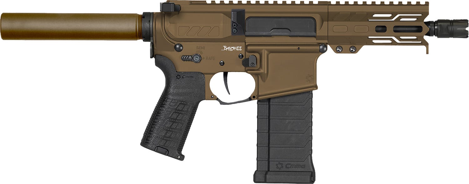 CMMG Banshee MK4 Midnight Bronze 5.7 X 28 5" Barrel 32-Rounds No Brace