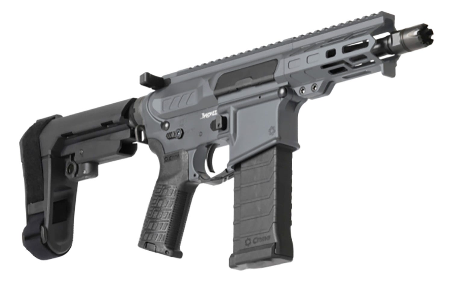 CMMG Banshee MK4 Pistol Sniper Grey 5.7 X 28 5" Barrel 40-Rounds RipBrace