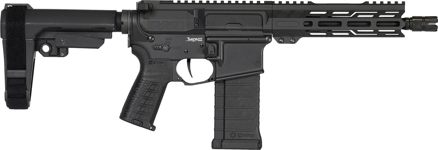 CMMG Banshee MK4 Black 5.7 X 28 8" Barrel 32-Rounds