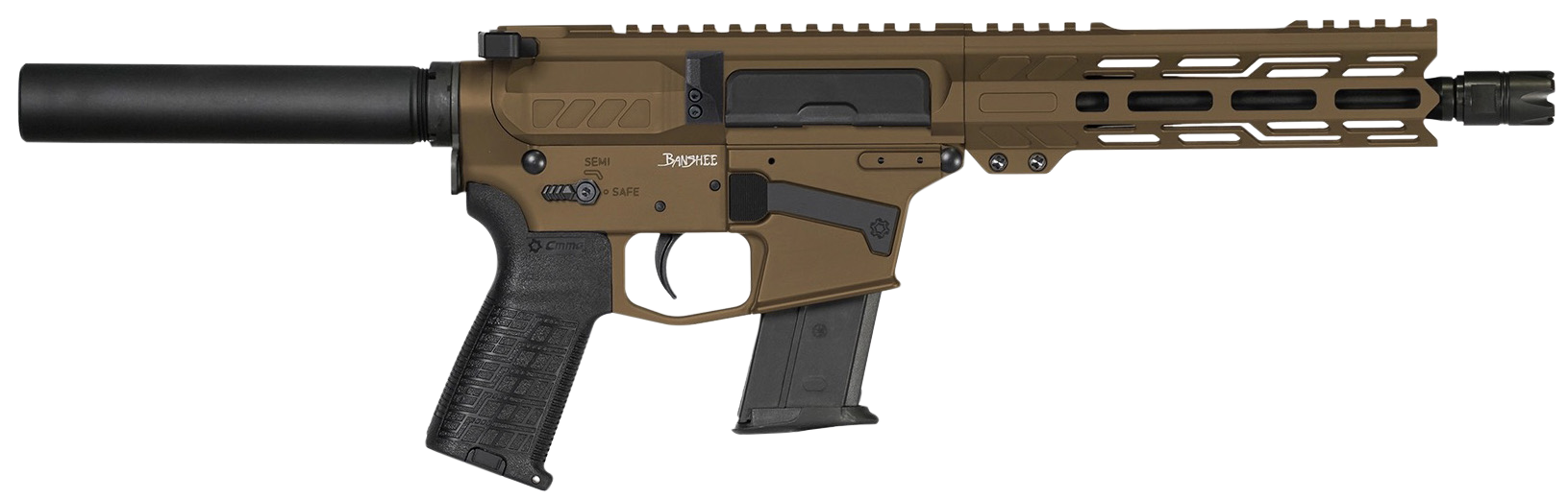 CMMG Banshee MK57 Midnight Bronze 5.7 X 28 8" Barrel 20-Rounds