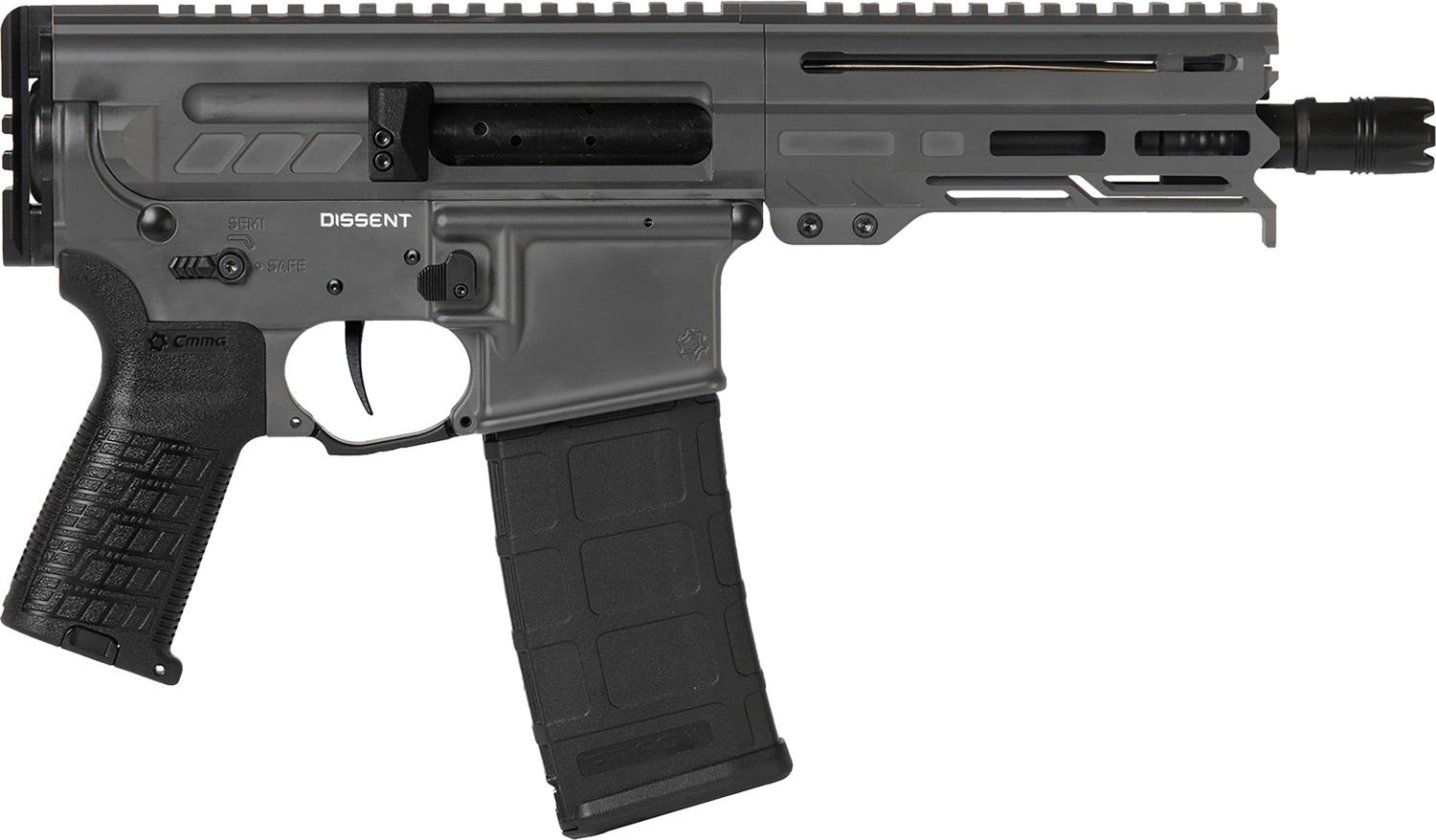 CMMG Dissent MK4 Tungsten .300 AAC Blackout 6.5" Barrel 30-Rounds No Brace