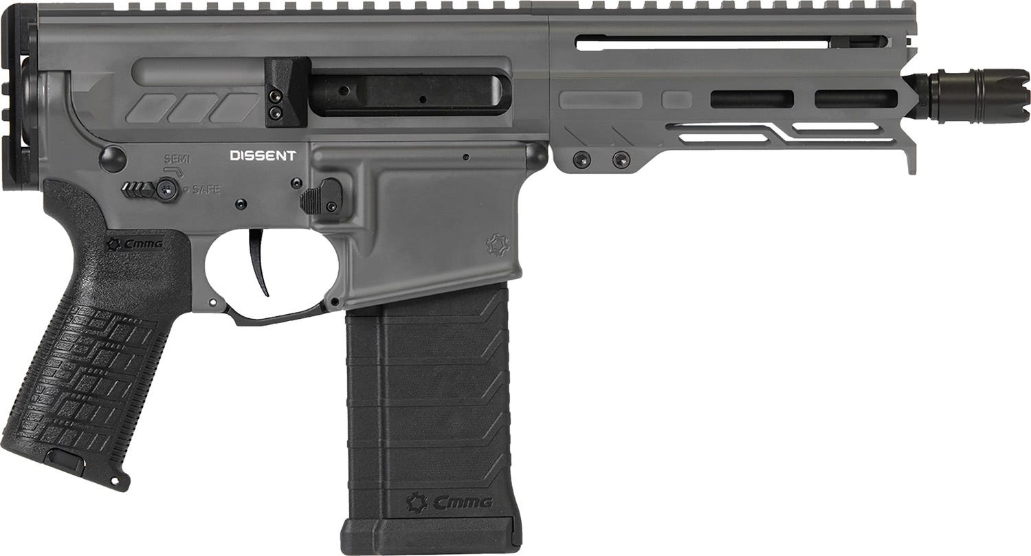 CMMG Dissent MK4 Tungsten 5.7 X 28 6.5" Barrel 32-Rounds No Brace