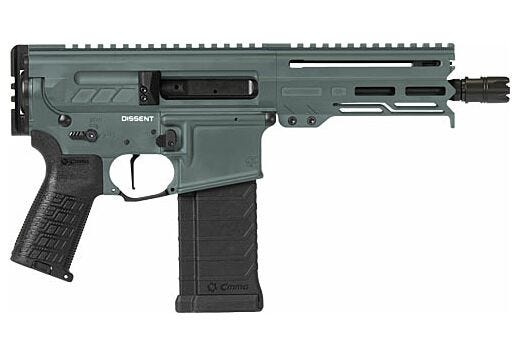CMMG Pistol Dissent Mk4 Charcoal Green 5.7x28mm 6.5" Barrel 32-Rounds No Brace