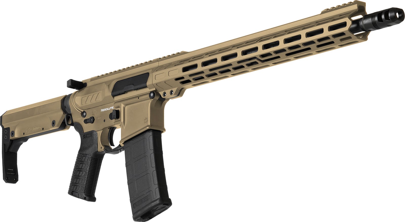 CMMG Resolute MK4 Coyote Tan .300 AAC Blackout 16.1" Barrel 30-Rounds Optics Ready