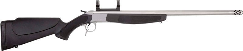CVA Scout V2 Black / Stainless .444 MAR 25" Barrel 1-Rounds w/ Scope & Bag