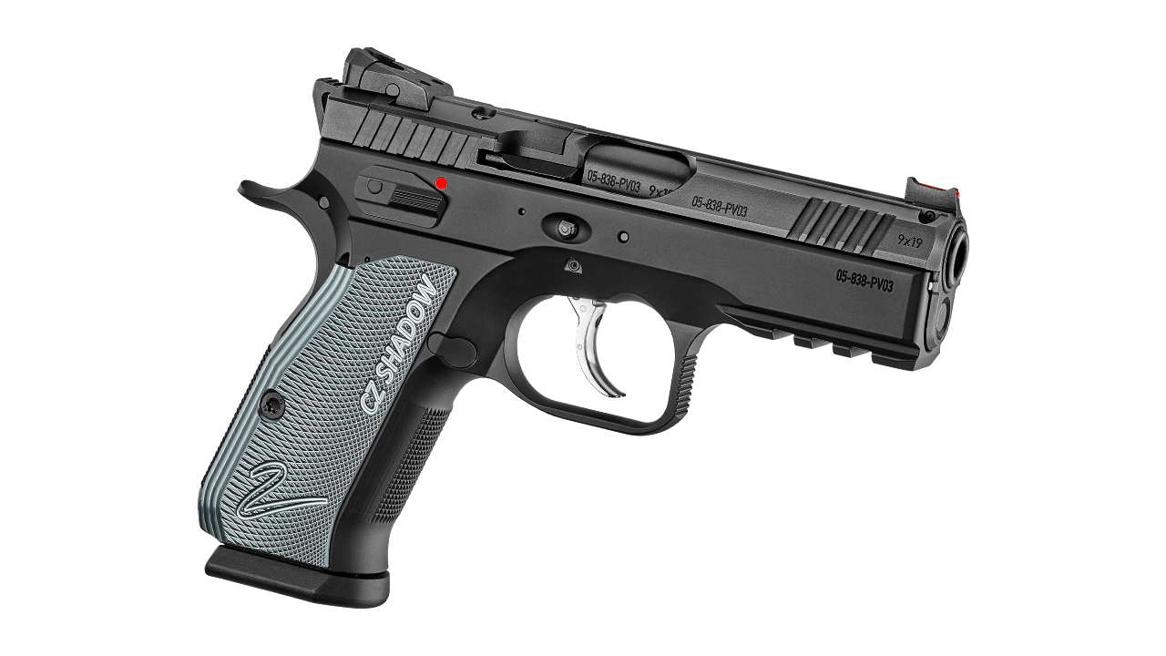 CZ Shadow 2 Compact Black / Grey 9mm 4" Barrel 15-Rounds Optics Ready