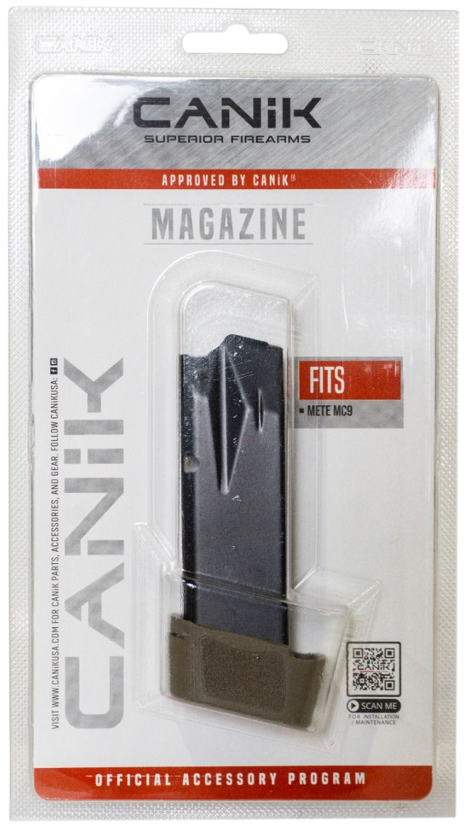 Canik MC9 Magazine Flat Dark Earth 9mm 15-Rounds
