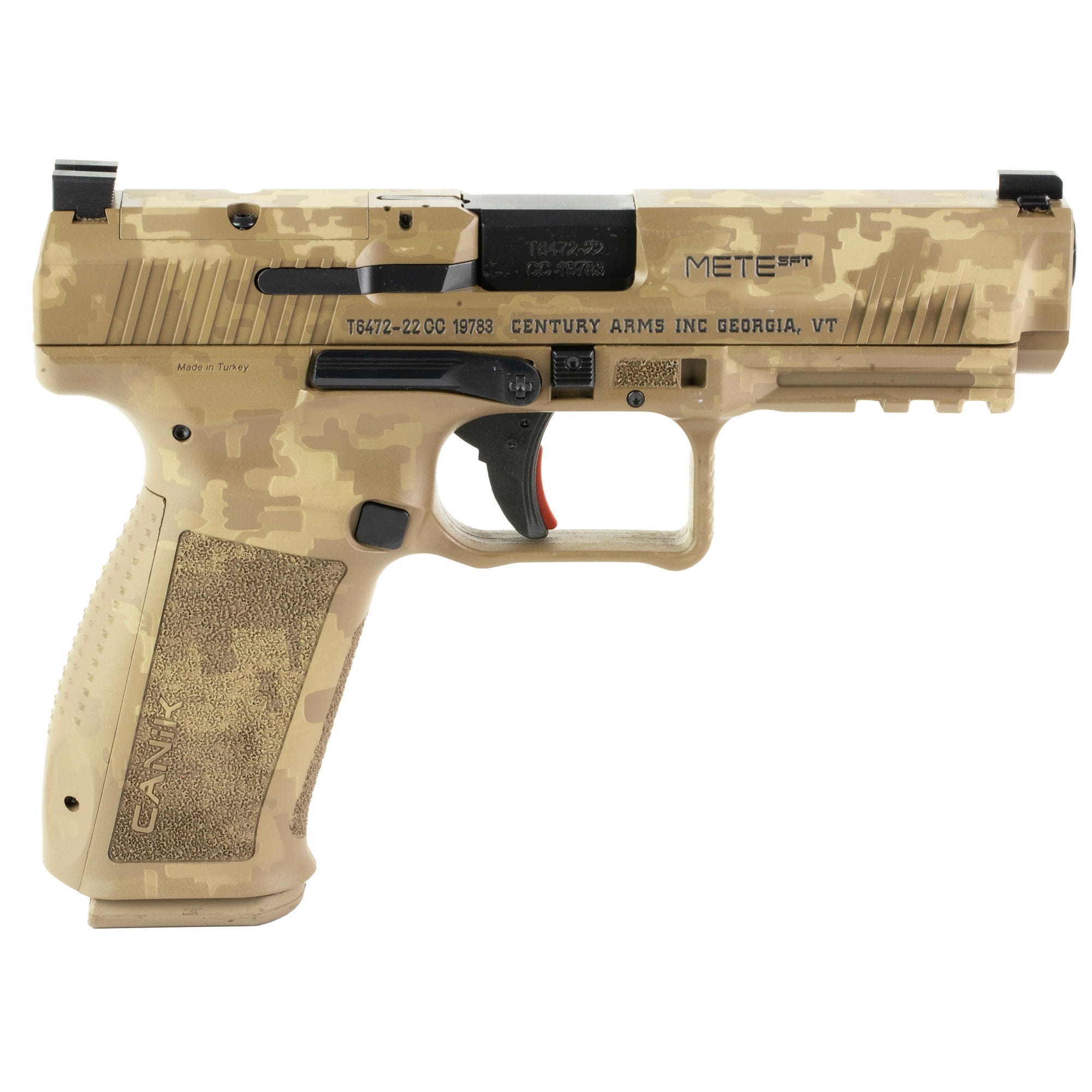 Canik METE SFT Desert Camo 9mm 4.46" Barrel 20-Rounds