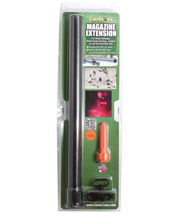 Carlsons Benelli Nova/Super Nova/Beretta Extrema/1301 Competition Black 12Ga 2.75In 10 Shot Magazine Extension