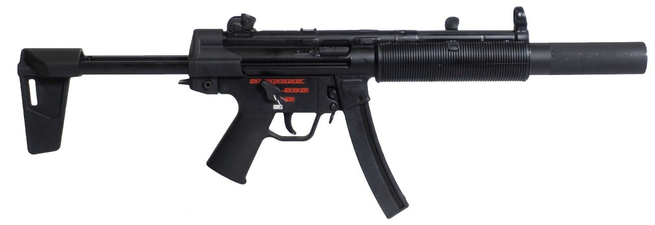 Century Arms AP5SD 9mm 5.75" Barrel 30-Rounds w/ Removable Faux Suppressor