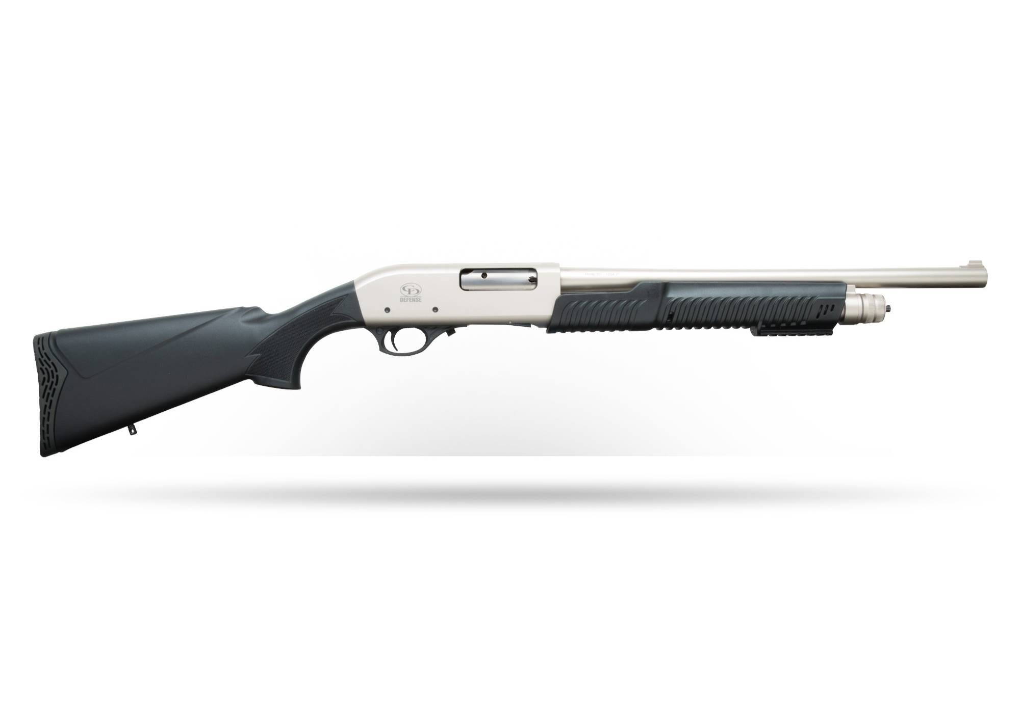 Charles Daly 301 Nickel 12 GA 18.5" Barrel 3" Chamber 4-Rounds 3 Chokes Included