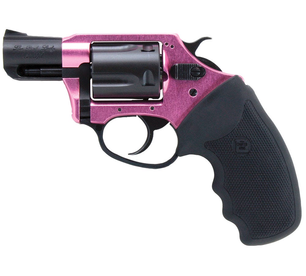 Charter Arms Pink Lady Revolver .38SPL 2-inch Pink/Black