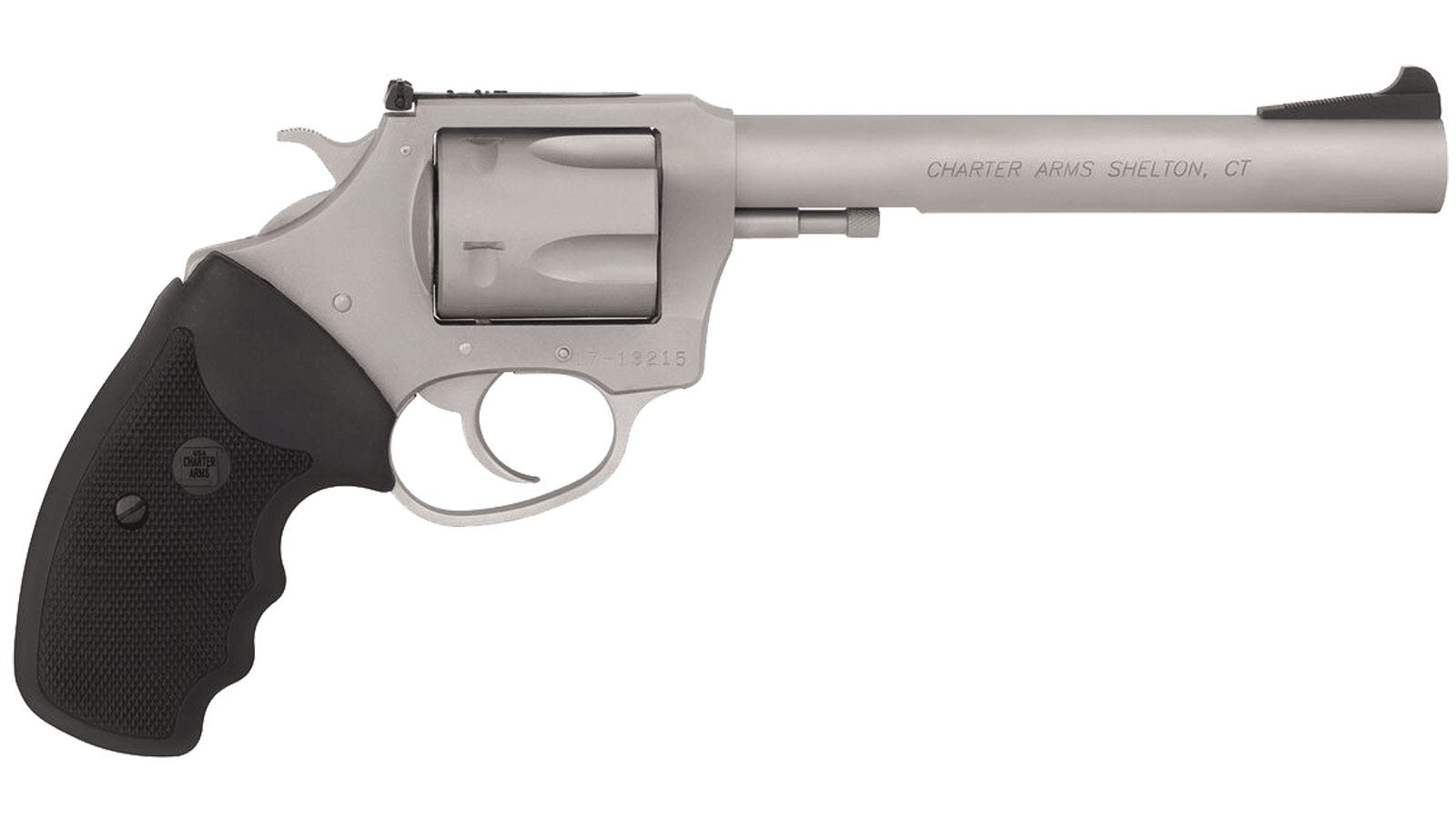 Charter Arms Mag Pug Target Stainless .357 Mag 6" Barrel 5-Rounds