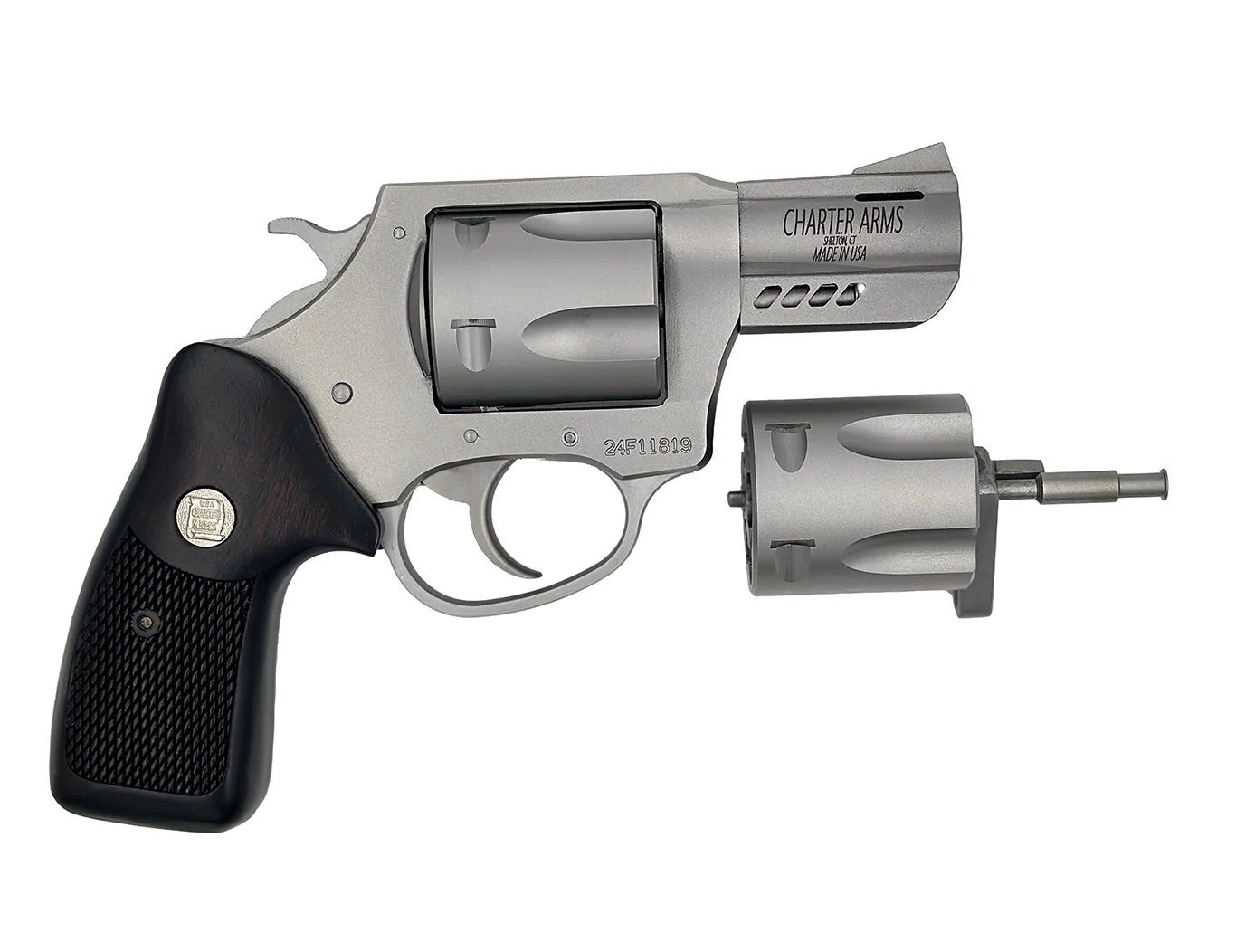 Charter Arms Mag Pug/Pit Bull Stainless 9mm / .357 Mag 2.2" Barrel 5-Rounds