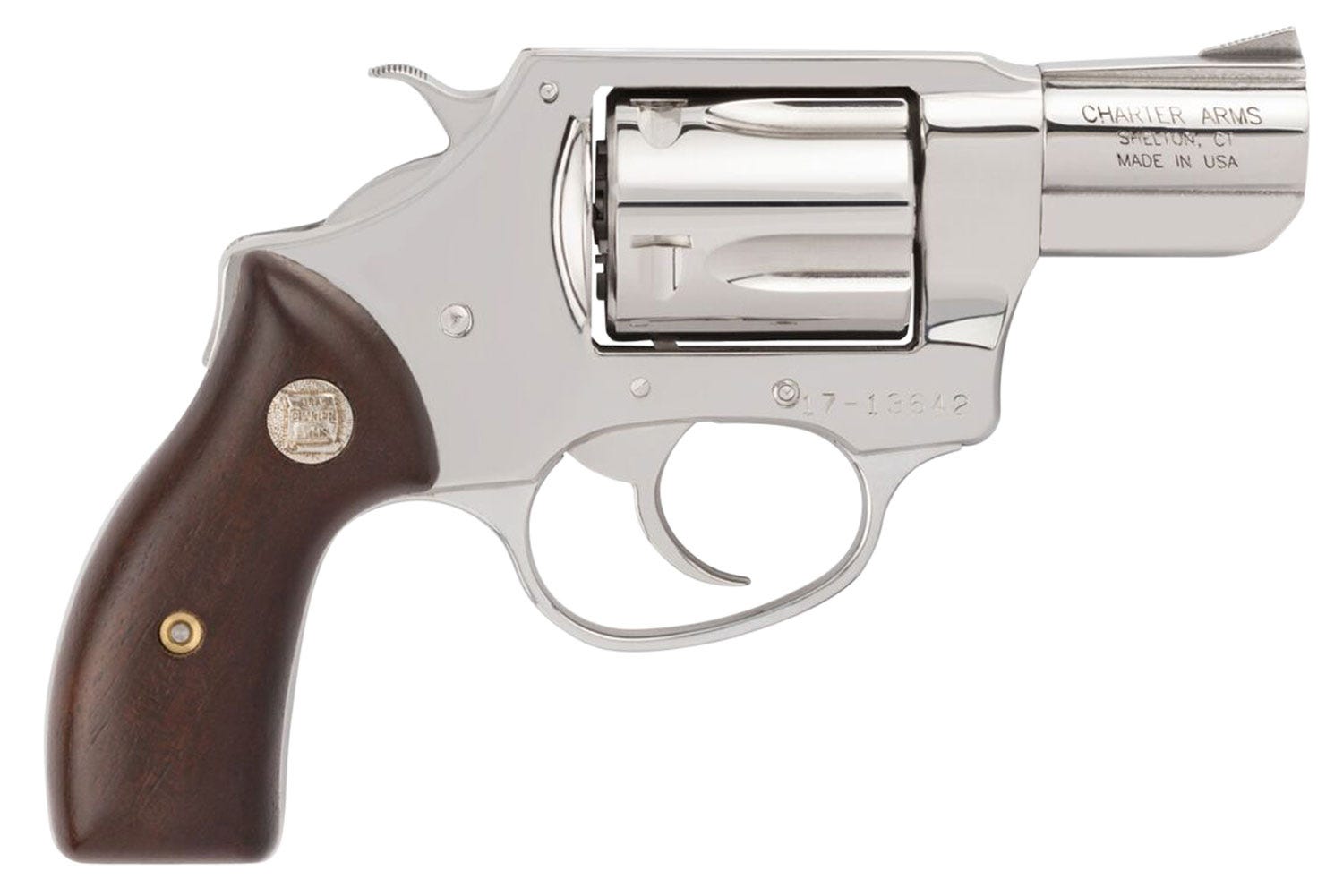 Charter Arms Undercover Revolver Stainless .38 SPL 2" Barrel 5-Rounds