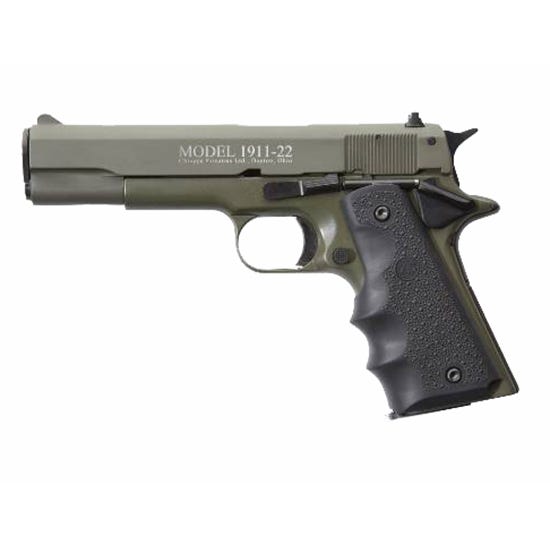Chiappa Firearms 1911-22 OD Green .22 LR 5" Barrel 10-Rounds Hogue Grips