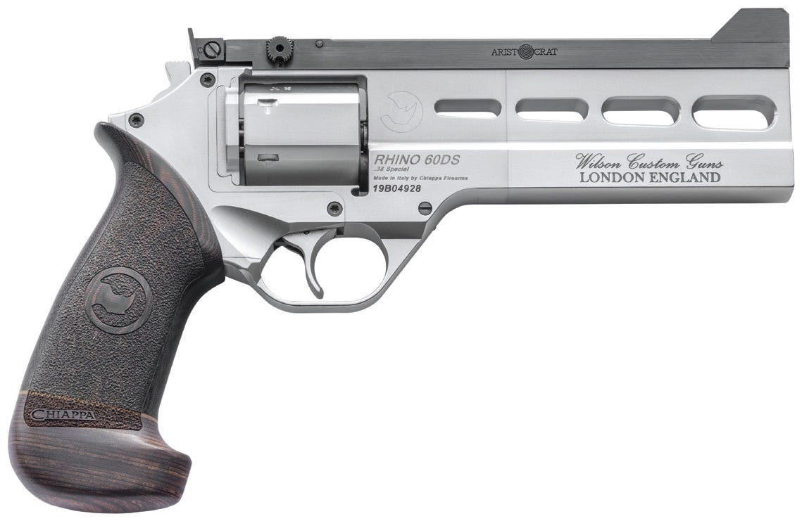 Chiappa Firearms Rhino 60DS Match Master Gray .38 SPL 6" Barrel 6-Rounds