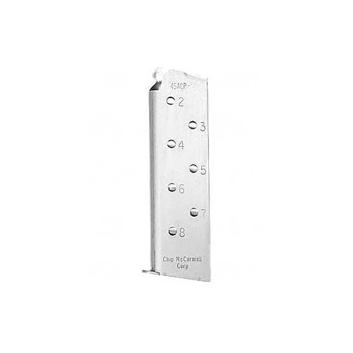 Chip McCormick 8rd .45ACP Silver with Pad