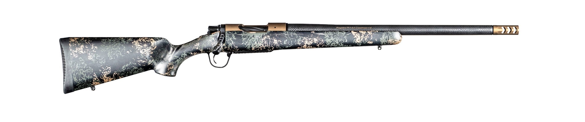 Christensen Arms Ridgeline FFT 6.5-284 Norma 22" Barrel 4 Rounds Green w/Black/Tan Burnt Bronze
