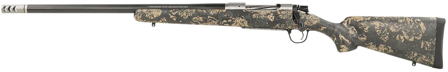 Christensen Arms Ridgeline FFT Green / Tan .28 Nosler 22" Barrel 3-Rounds Left Hand