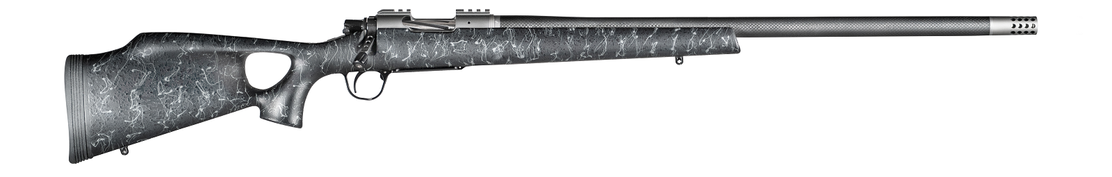 Christensen Arms Summit Ti Black / Grey 6.5 Creedmoor 24" Barrel 4-Rounds Thumbhole Stock