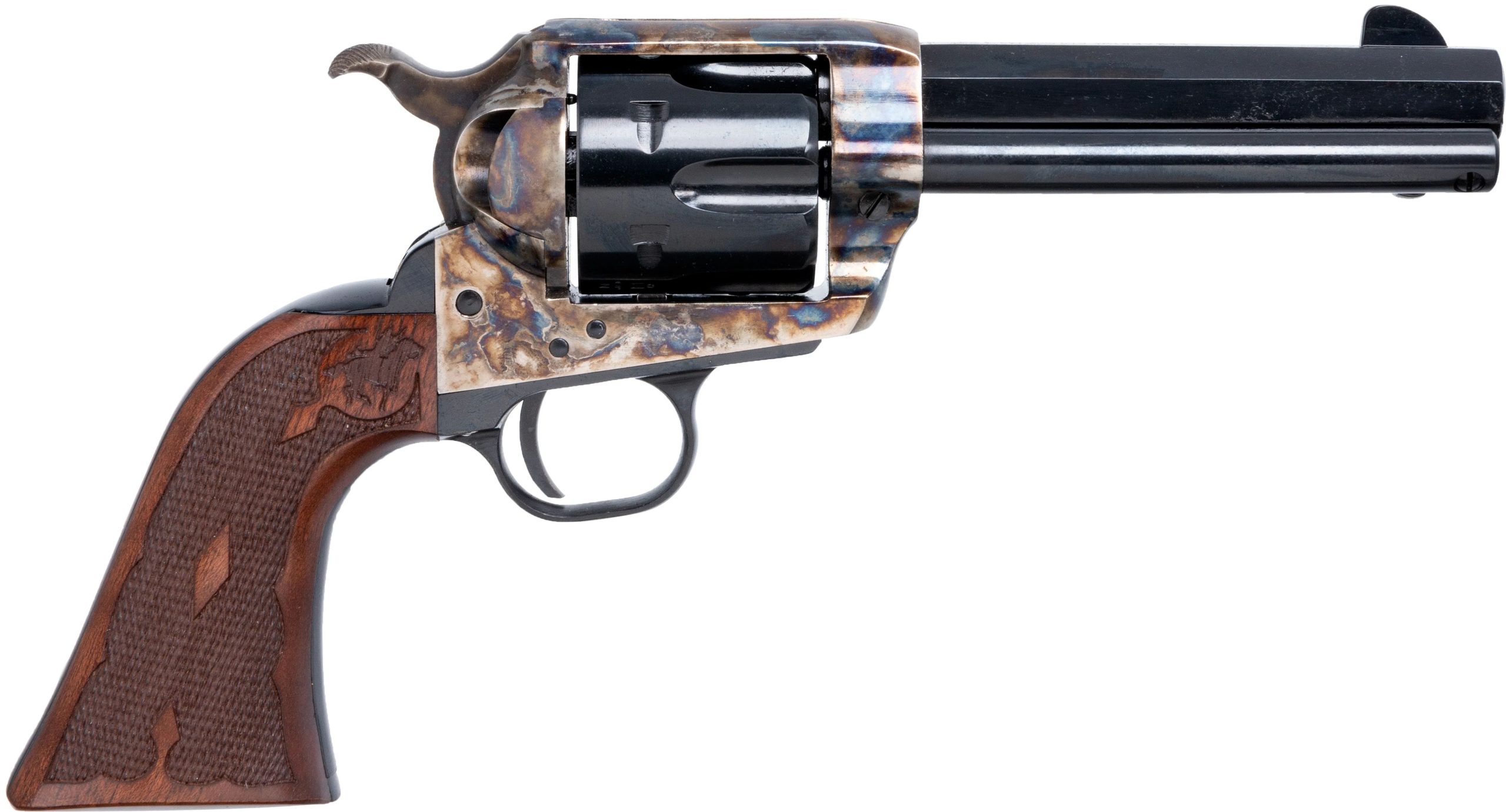 Cimarron Firearms Frontier El Malo 2 Case Color Hardened .45 Colt 4.75" Barrel 6-Rounds