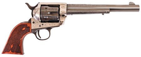 Cimarron Firearms Frontier Old Silver .45 Colt 7.5" Barrel 6-Rounds