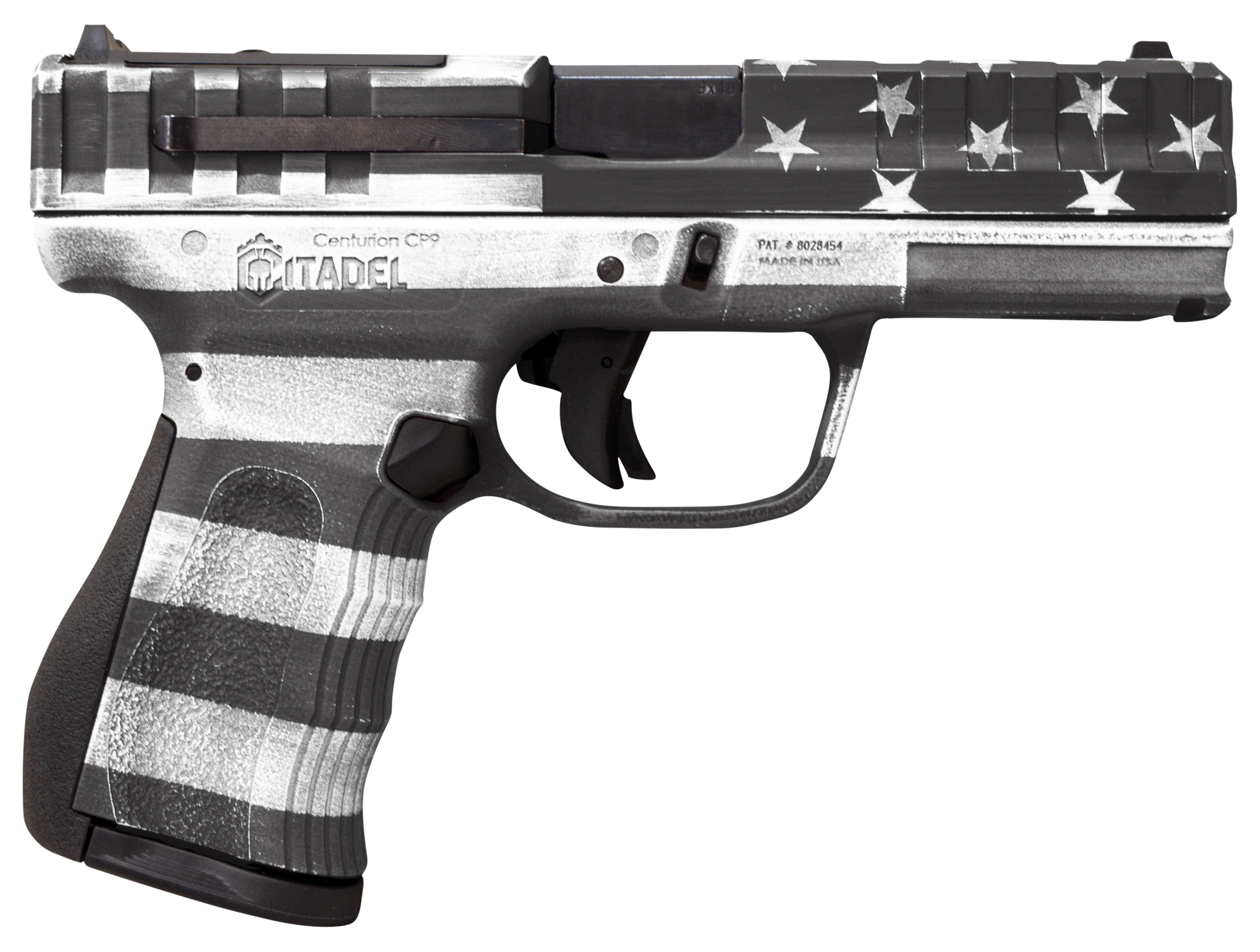 Citadel Firearms Centurion Compact American Flag 9mm 4" Barrel 14-Rounds