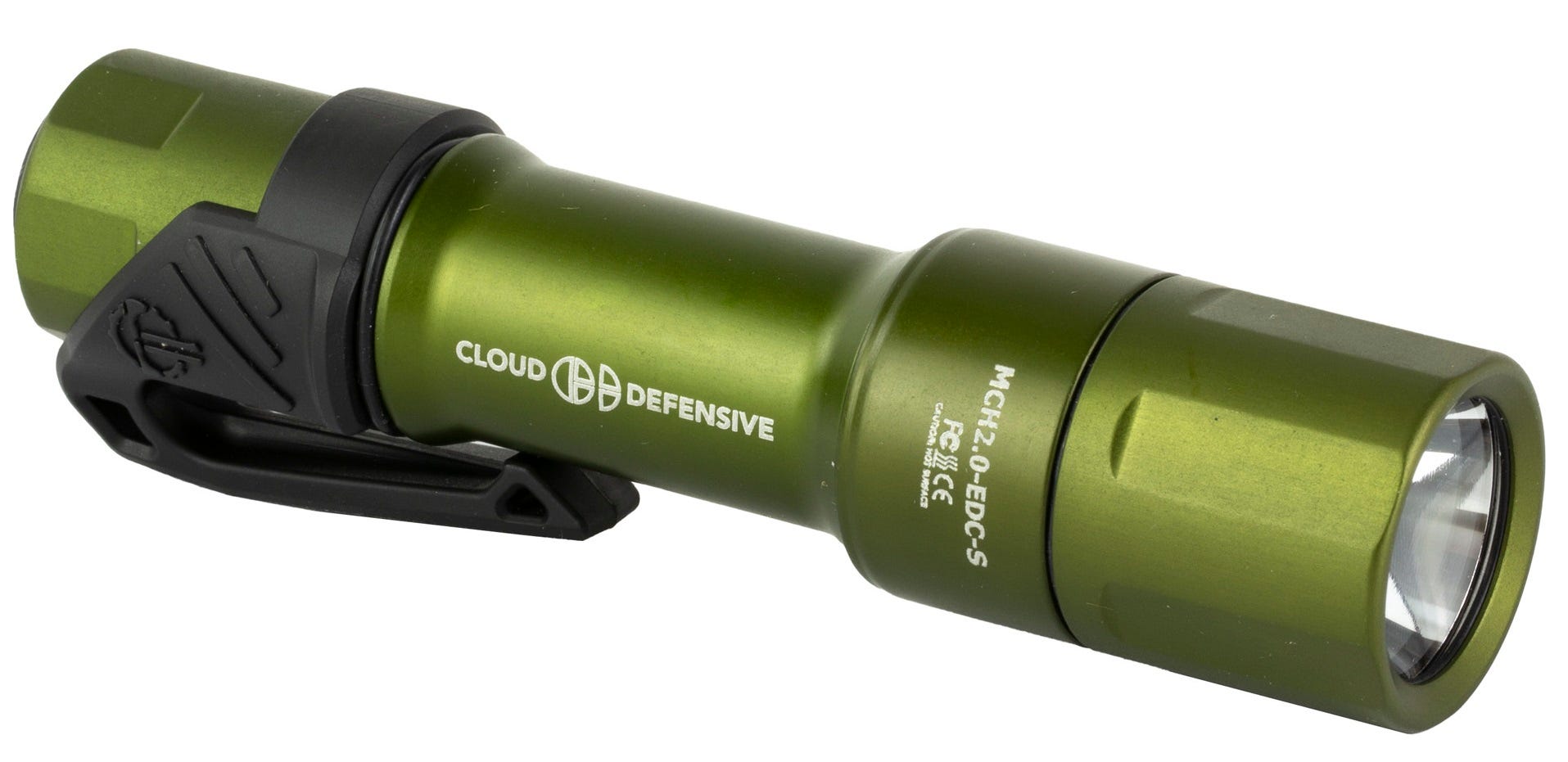 Cloud Defensive MCH Flashlight OD Green 1400-Lumen with Charger / Pocket Clip